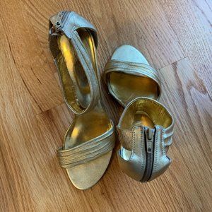 Women's Gold Sandals